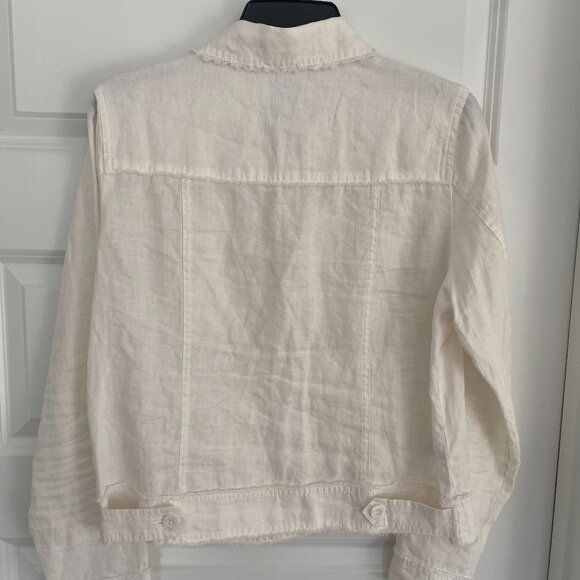 Tommy Bahama Two Palms Linen Raw-Edge Jacket - Picture 2 of 5